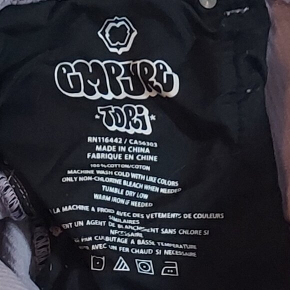 Empyre Tori Womens Pants 11 Purple Corduroy Baggy 90s Y2K Streetwear Skate - Picture 8 of 8